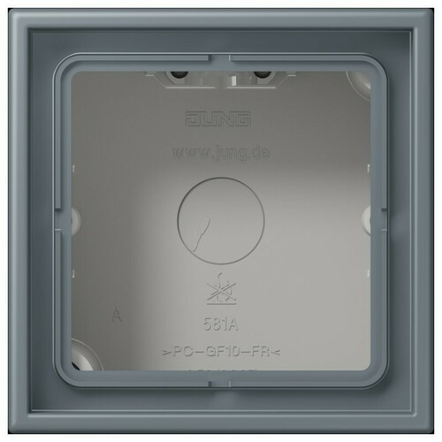 Jung Aufputz-Kappe 1-fach ch gris 59 (4320H) LC 581 A 251