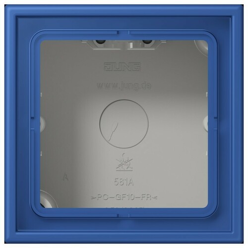 Jung Aufputz-Kappe 1-fach ch bleu outremer 59 LC 581 A 253