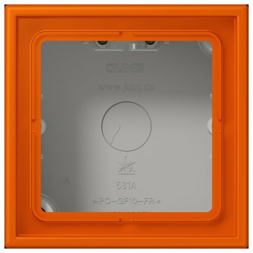 Jung Aufputz-Kappe 1-fach ch orange vif (4320S) LC 581 A 260