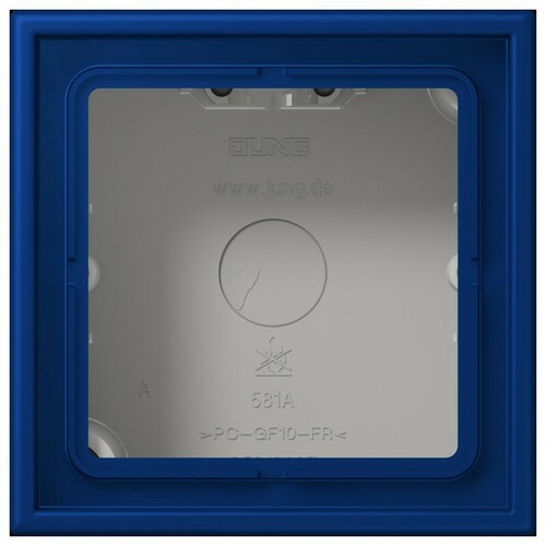 Jung Aufputz-Kappe 1-fach ch bleu outremer fonce LC 581 A 261