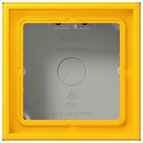 Jung Aufputz-Kappe 1-fach ch le jaune vif (4320W) LC 581 A 263