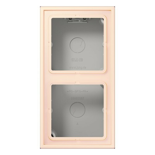 Jung Aufputz-Kappe 2-fach ch orange pale (32082) LC 582 A 226