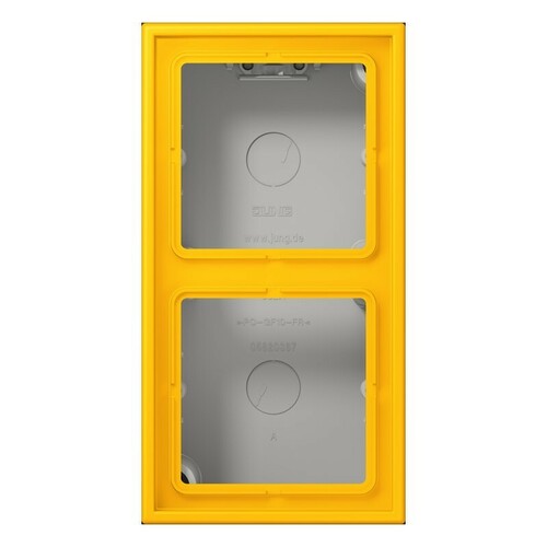 Jung Aufputz-Kappe 2-fach ch le jaune vif (4320W) LC 582 A 263