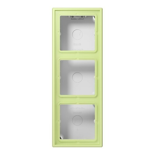 Jung Aufputz-Kappe 3-fach ch vert jaune clair LC 583 A 222 Jung Aufputz-Kappe 3-fach ch vert jaune clair LC 583 A 222