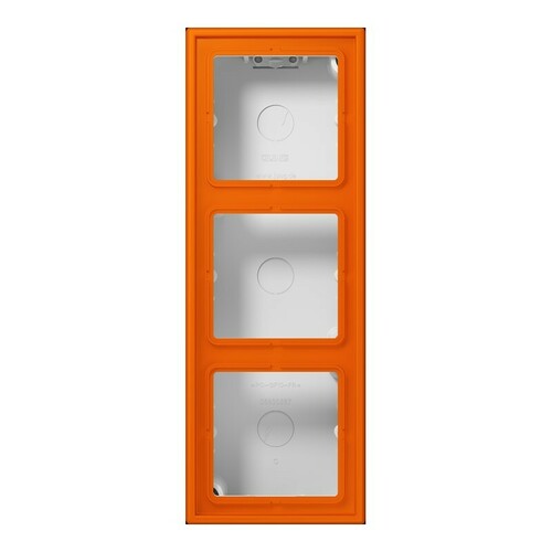 Jung Aufputz-Kappe 3-fach ch orange (32080) LC 583 A 224