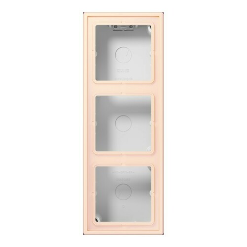Jung Aufputz-Kappe 3-fach ch orange pale (32082) LC 583 A 226
