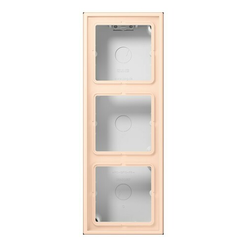 Jung Aufputz-Kappe 3-fach ch rose pale (32091) LC 583 A 228