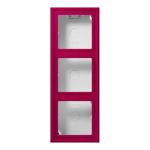 Jung Aufputz-Kappe 3-fach ch rouge rubia (32101) LC 583 A 230