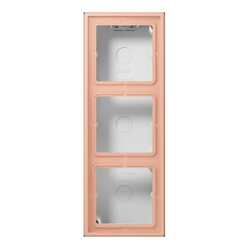 Jung Aufputz-Kappe 3-fach ch rose clair (32102) LC 583 A 231