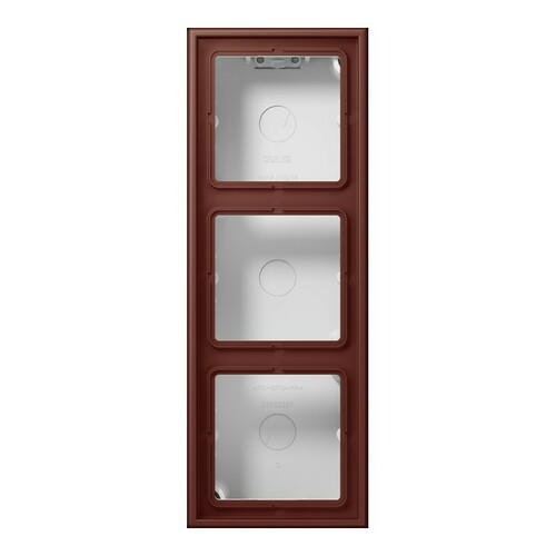 Jung Aufputz-Kappe 3-fach ch terre sienne brulee LC 583 A 235