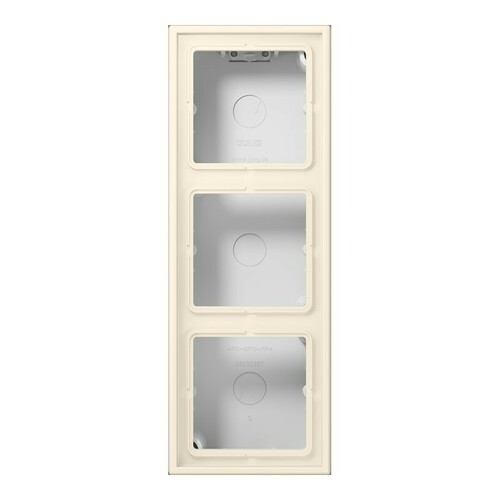 Jung Aufputz-Kappe 3-fach ch blanc ivoire (4320B) LC 583 A 245