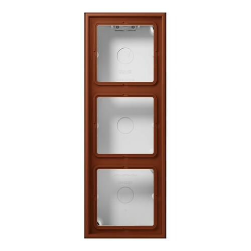 Jung Aufputz-Kappe 3-fach ch terre sienne brulee LC 583 A 247