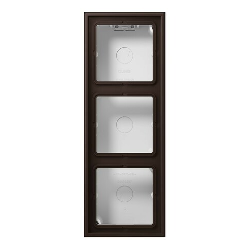 Jung Aufputz-Kappe 3-fach ch terre dombre brulee LC 583 A 252