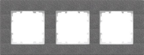 Siemens Dig.Industr. miro Kunststoff Rahmen 3-fach carbon 5TG1113-2