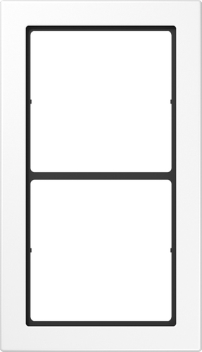 Jung Rahmen 2-fach alpinweiß waage/senkrecht FD 982 WW Jung Rahmen 2-fach alpinweiß waage/senkrecht FD 982 WW