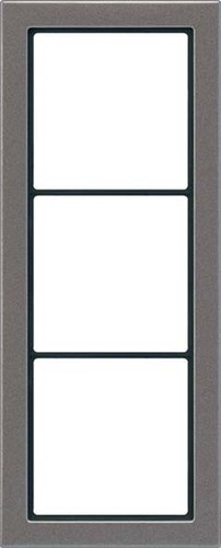 Jung Rahmen 3-fach anthrazit waage/senkrecht FDAL 2983 AN