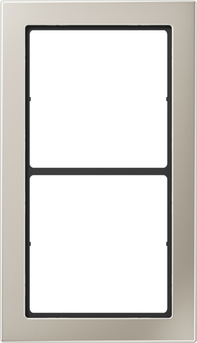 Jung Rahmen 2-fach edelstahl waage/senkrecht FDES 2982 Jung Rahmen 2-fach edelstahl waage/senkrecht FDES 2982