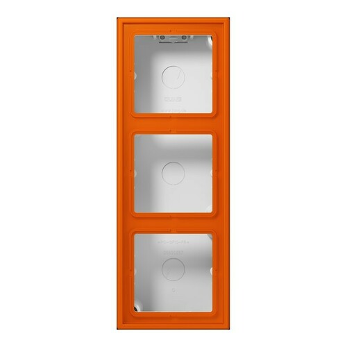 Jung Aufputz-Kappe 3-fach ch orange vif (4320S) LC 583 A 260