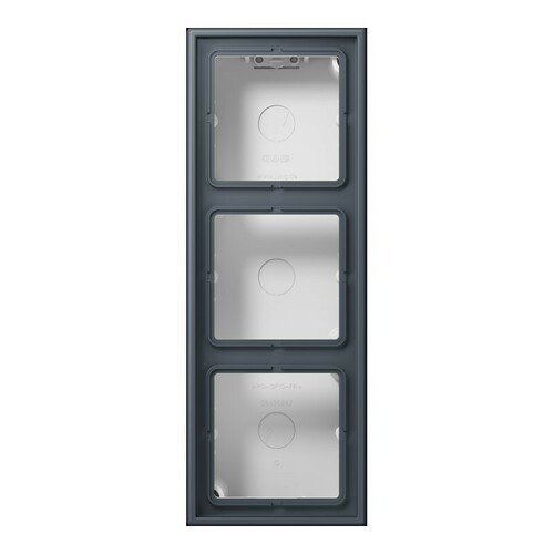 Jung Aufputz-Kappe 3-fach ch gris fonce 59(4320U) LC 583 A 262