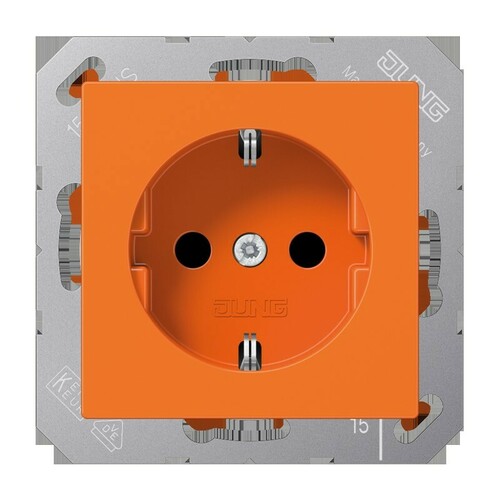 Jung SCHUKO-Steckdose, 16 A 250 16 A 250 V A 1521 BF O Jung SCHUKO-Steckdose, 16 A 250 16 A 250 V A 1521 BF O