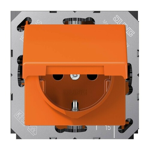 Jung SCHUKO-Steckdose, 16 A 250 16 A 250 V AS 1521 BFKL O