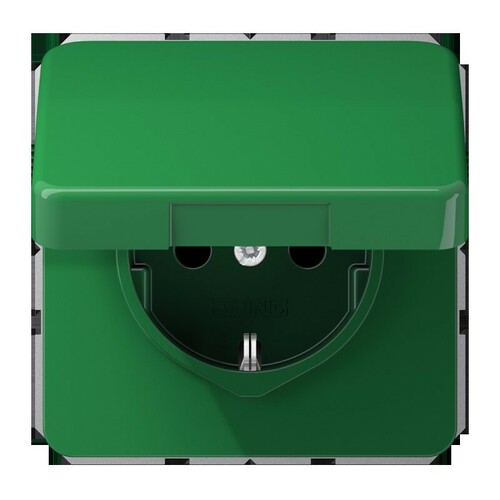 Jung SCHUKO-Steckdose, 16 A 250 16 A 250 V CD 1521 BFKL GN
