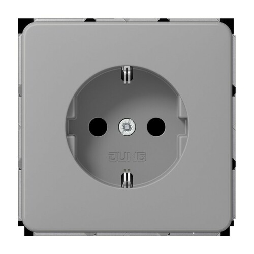 Jung SCHUKO-Steckdose, 16 A 250 16 A 250 V CD 1521 GR