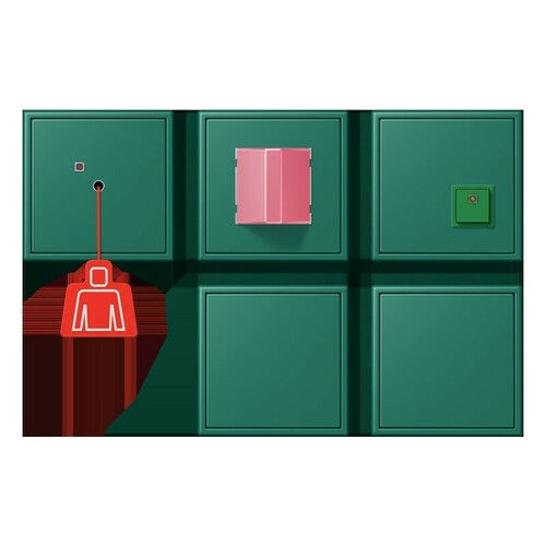 Jung Notrufset mit USV NRS LC 0834-2 216