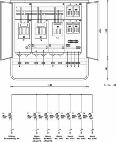 SAA Schaltanlagen Verteilerschrank EN-V 400-AV