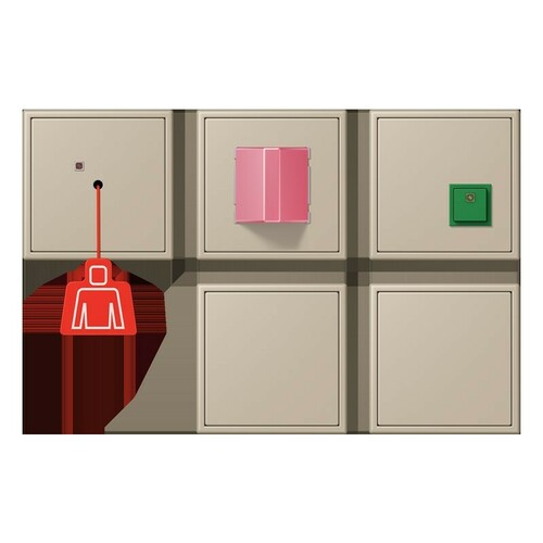 Jung Notrufset mit USV NRS LC 0834-2 243