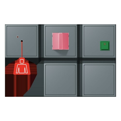 Jung Notrufset mit USV NRS LC 0834-2 251