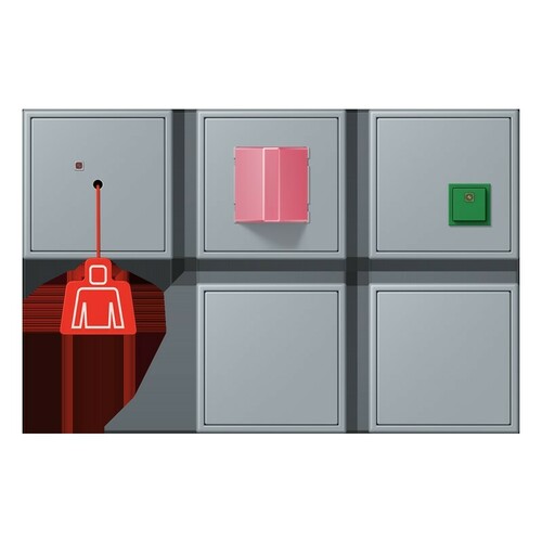 Jung Notrufset mit USV NRS LC 0834-2 257