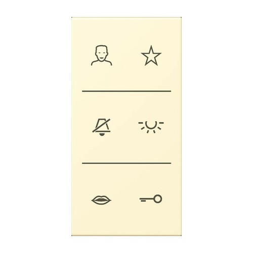 Jung Design-Cover Video 3-fach ch SI V6 LC DC 201