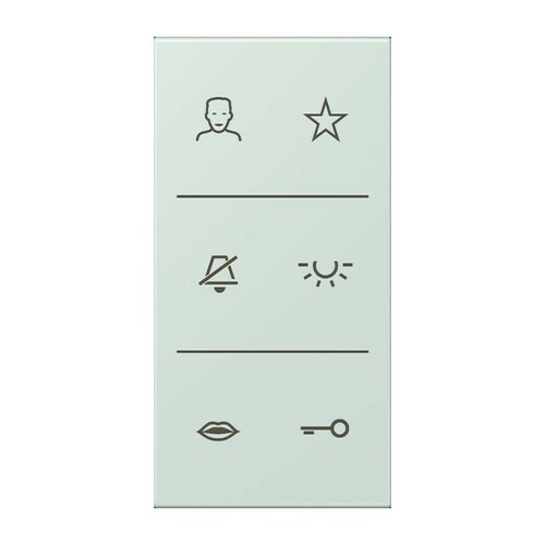 Jung Design-Cover Video 3-fach ch SI V6 LC DC 215