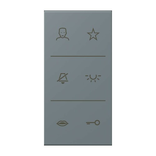 Jung Design-Cover Video 3-fach ch SI V6 LC DC 251
