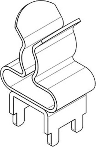 Icotek EMV-Schirmklammer PCB-4-V-6,8/SKL 3-6