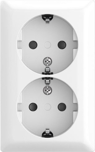 Busch-Jaeger SCHUKO Doppelsteckdose AP Safety 202 EAPBJ-524