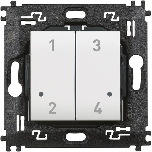 Legrand (BT) Szenentaster 4-fach, drahtlos Bticino N4575CW