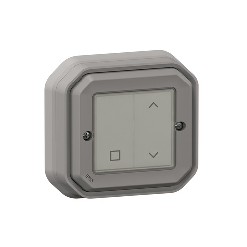 Legrand Wandsender Rollladen IP 55, Grau Legrand 069873L
