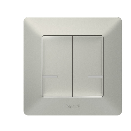 Legrand Wandsender 2-Fach Aluminium Legrand 752387