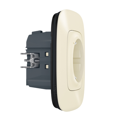 Legrand Schutzko-Steckdose Mandelweiss Legrand 752694