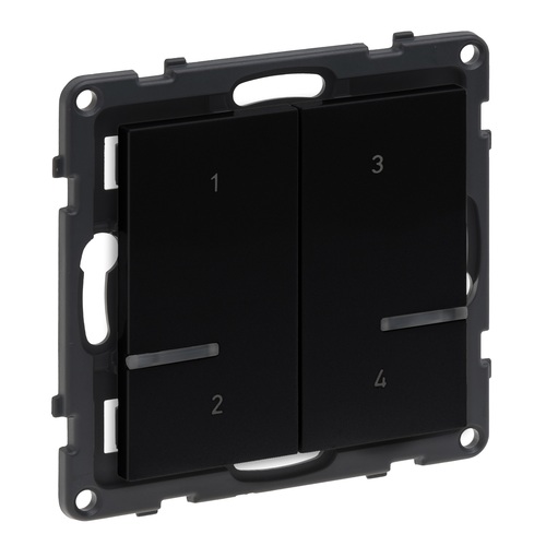 Legrand Szenentaster 4-fach Schwarz Legrand 765835