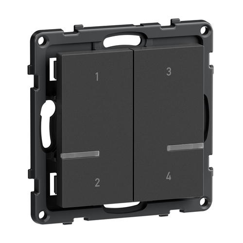 Legrand Szenentaster 4-fach Anthrazit Legrand 765935