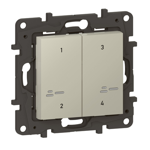 Legrand Szenentaster 4-Fach Sand Legrand 863904
