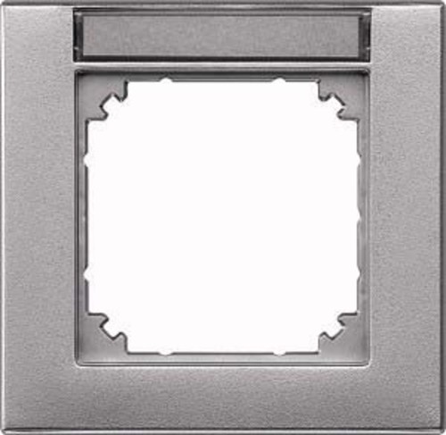 Merten Rahmen 1-fach aluminium beschriftbar 476160
