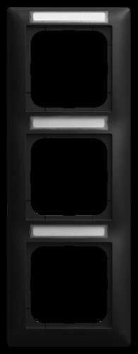 Busch-Jaeger Abdeckrahmen mit Sichtfenster 1723 NS-915 Busch-Jaeger Abdeckrahmen mit Sichtfenster 1723 NS-915