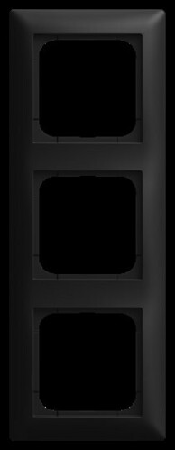 Busch-Jaeger Abdeckrahmen 3-fach schwarz 1723-915 Busch-Jaeger Abdeckrahmen 3-fach schwarz 1723-915