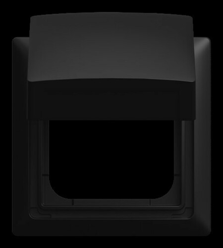 Busch-Jaeger Abdeckrahmen mit Klappdeckel 2518-WD-915 Busch-Jaeger Abdeckrahmen mit Klappdeckel 2518-WD-915