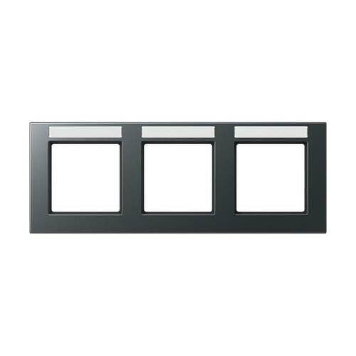 Jung Rahmen A550 3-fach ch NA waagerecht A55830BFNAANM
