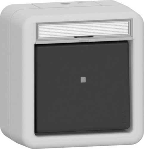 Gira Wipptaster Schließer sMK BSF WD AP Grau 315231